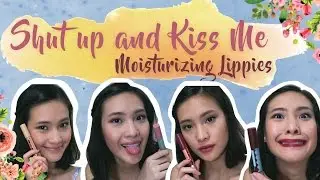 Happy Skin Shut Up and Kiss Me Moisturizing Lippie Swatches | Make Up Review