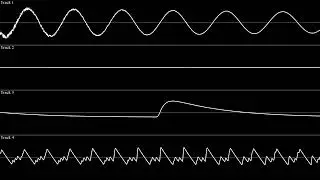 Supersaw Club - Not a chiptune (16-bit style) [Oscilloscope view]