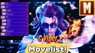 Modern C. Viper MOVE LIST REVEAL! | Street Fighter 6
