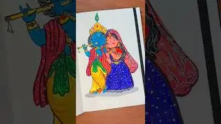 Radha krishnan drawing ❤️ | 