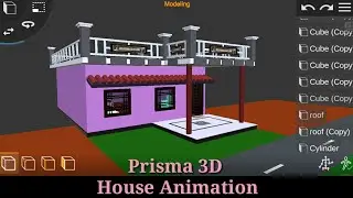 House Animation _Prisma 3D Modelling : Tutorial In Hindi | Animation | Prisma 3D Animation ||