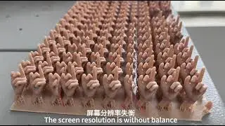 The screen resolution is without balance