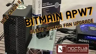 Bitmain apw7 Noctua fan upgrade