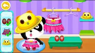 Baby Panda's Supermarket - Halloween Party Shopping + Fun Making Ice cream Games For Kids 1