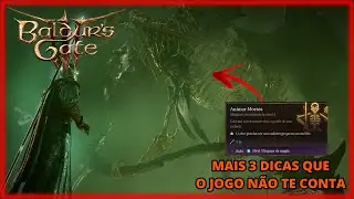 Mais 3 Coisas que Baldur's Gate 3 Esconde de Você