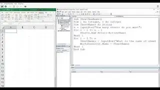 Worksheets and For Loops in Excel VBA