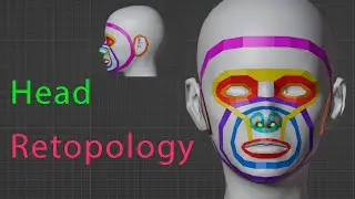 Ретопология головы в Blender