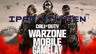 WARZONE MOBILE GAMEPLAY ON IPAD 9TH GEN (10.2INCH) FULL GRAPHICS 60 FPS. #warzonemobile #ipad