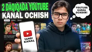 2 DAQIQADA YOUTUBE KANAL OCHISH TELEFON ORQALI