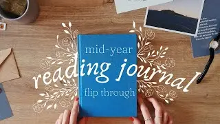 Mid-year reading journal flip through 2023 | all the books I've read so far