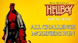 Hellboy Web of Wyrd - All Challenge Modifiers Activated - Full Run