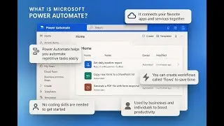 Discover Microsoft Power Automate with commented slides. Tutorials on other apps in description