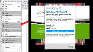 How to Fix ilegal Software On Corel Draw X7 