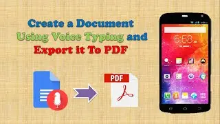 Create a Document using Voice Typing in Mobile | Very Simple and Fastest way