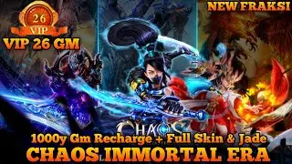 Chaos Immortal Era MMO P-Server - VIP 26 GM Recharge + Full Yuan Card + Full Jade