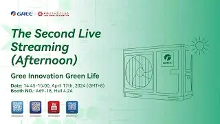 Live streaming promotion of Gree Versati V
