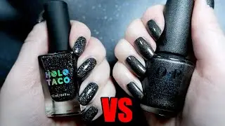 Black Holo: OPI vs. Holo Taco