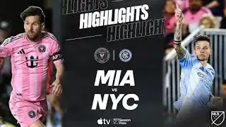 Inter Miami CF vs. New York City FC | Thrilling 2-2 Draw Highlights | 2025