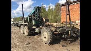 Урал 5557 лесовоз. Ремонт КПП.
