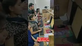 High Court LDC Typing  Speed test | Hindi English Typing Speed 