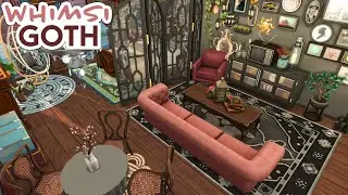 Whimsigoth Studio Apartment 🌙 // The Sims 4 Speed Build: Apartment Renovation