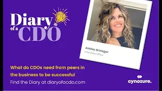 What do CDOs need from peers in the business to be successful