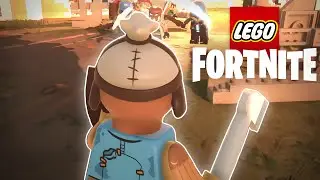 ВРАЖЕСКОЕ ПОСЕЛЕНИЕ! 100 ДНЕЙ в LEGO FORTNITE #2