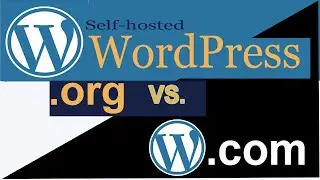 Why You Need WordPress.org not WordPress.com - For Beginners - How make a website