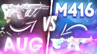 AUG A3 VS M416🤯 | АУГ ПРОТИВ М416 В ПАБГ МОБАЙЛ(СРАВНЕНИЕ, ХАРАКТЕРИТИКИ И Т.Д.) | PUBG MOBILE