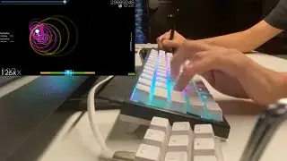 osu! - 5 digit hits 400 note 190-210 bpm streams in 8 min stream comp map