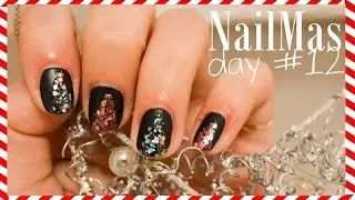 Glitter Christmas Tree  ● NailMas Day #12