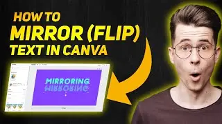 How to mirror flip text in Canva