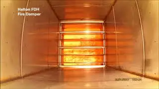 H-Class (hydrocarbon) Fire test for Halton FDH H0(H120) Fire Damper