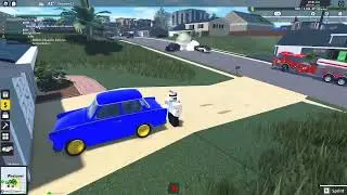 Playing Ultimate Driving West Over in a rp server | Roblox | Roleplay server | Edited version