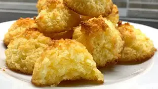 🥥 COCONUT COOKIES 🍪 - Very Easy To Make