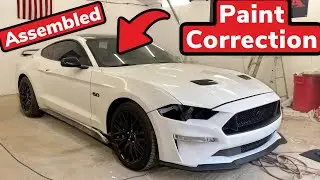 Rebuilding a Wrecked Mustang GT. “Paint Correction”