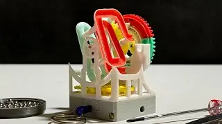 I made a palm-sized mechanical work 9