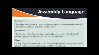 Architecture  _ 1 _  Assembly introduction