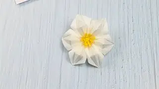 Easy tutorial How to make origami flower | Gardenia