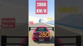 3100km/h crazy CRASH test GTA5 #gta5 #gtav #shorts #gta6 #highspeed #fail #jump #crash #mods #online