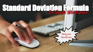 Standard Deviation in Google Sheets