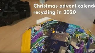 Christmas advent calendar recycling in 2020