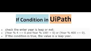 if else in UiPath