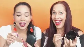 5 Minute Makeup Challenge with my mom! | Reto de maquillaje en 5 minutes con mi mama | Darlene Abreu