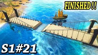 ARK NEW BRIDGE DESIGN IS DONE!! Ark Survival Evolved The Center Ep21