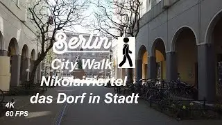 Berlin | City Walk Nikolaiviertel | 4K 60 FPS
