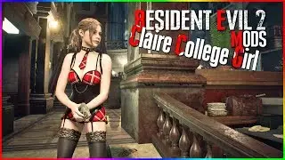 Resident Evil 2 Claire College Girl Mod
