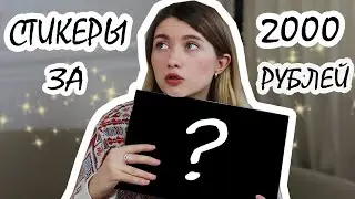 ЗАКАЗАЛА СТИКЕРЫ ЗА 2000 РУБЛЕЙ!!! / РАСПАКОВКА СТИКЕРОВ NKS / NO KIDS STICKERS / NKS