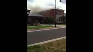 Weed house burning