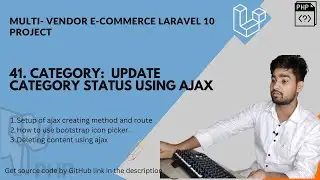 Update category status using ajax in laravel #EcommerceDevelopment #Laravel10 #todospecial
